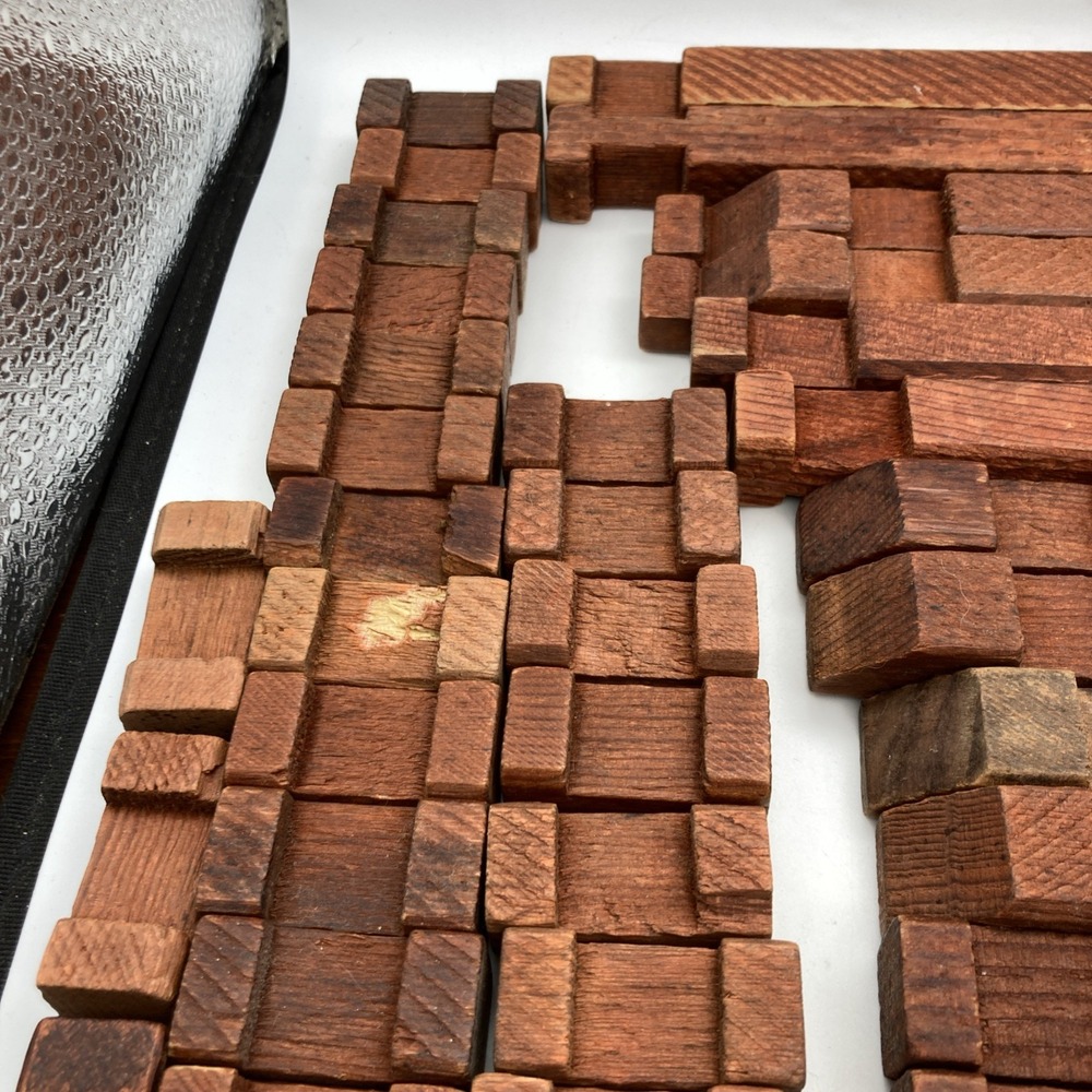 Vintage Balsam Original Hewn Square American Logs Set No. 815 68 Pieces - Picture 6 of 16